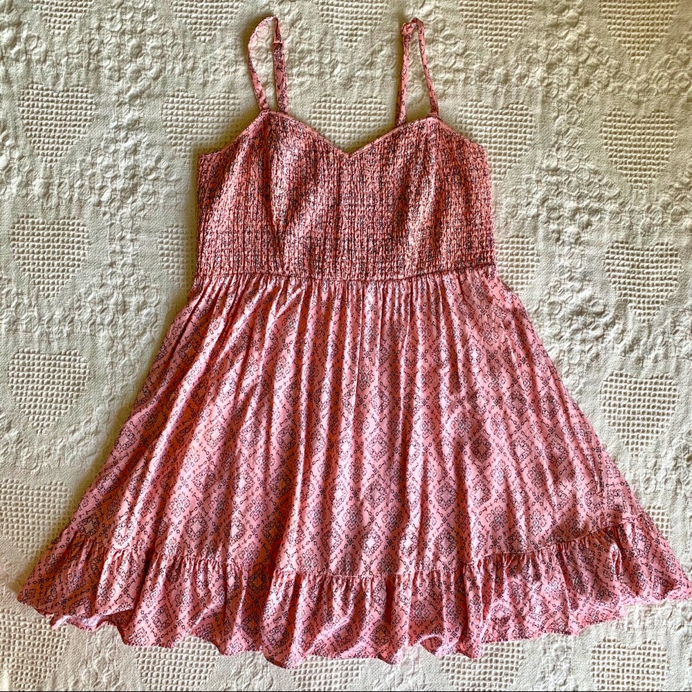 Torrid Summer Dress Pink Bandana Print Sleeveless